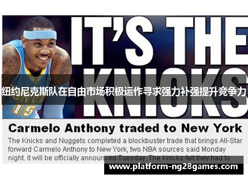 纽约尼克斯队在自由市场积极运作寻求强力补强提升竞争力